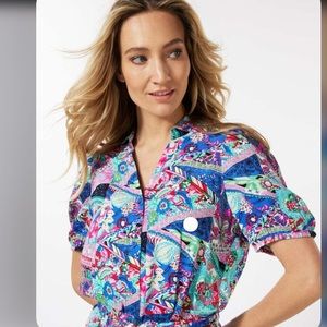 Esqualo Summer Blues dress. NWT‎ . Retail 168